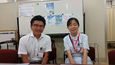 加藤看護部長と近藤さん、笑顔が素敵です♪